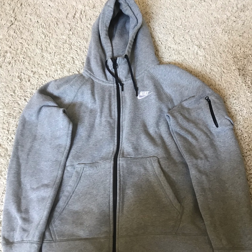 Nike men’s tech fleece full zip hoodie size med